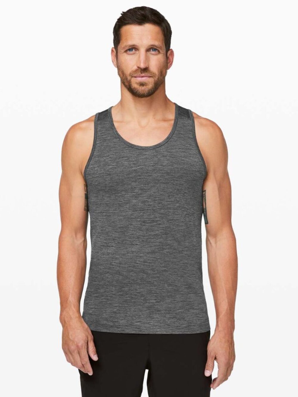 Lululemon Men's Metal Vent Breathe Tank - Heathered Black